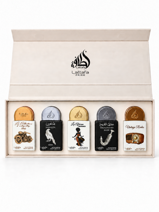 Lattafa Pride Giftset Collection 05,  5 x 20ml — studio product photograph, view 1