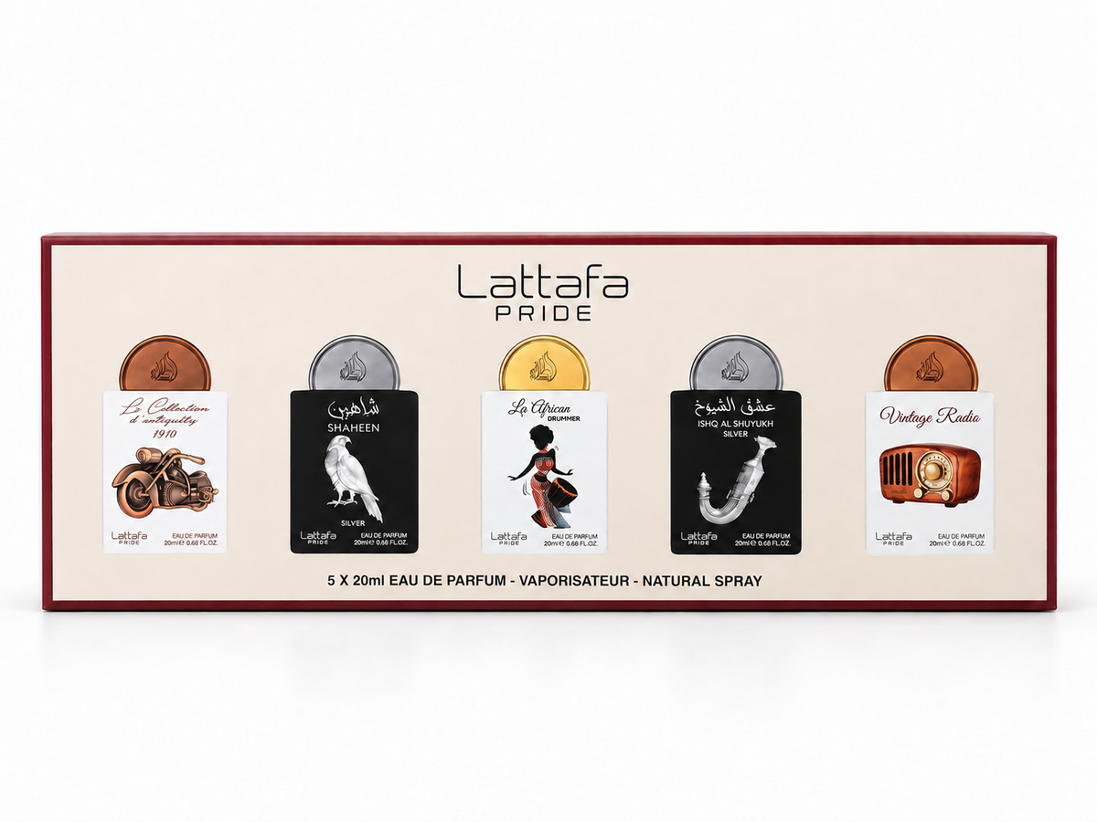Lattafa Pride Giftset Collection 05,  5 x 20ml — studio product photograph, view 2