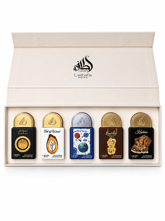 Lattafa Pride Giftset Collection 03,  5 x 20ml — studio product photograph, view 1