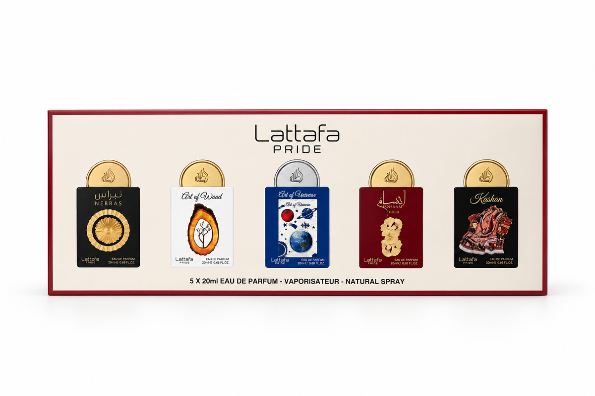 Lattafa Pride Giftset Collection 03,  5 x 20ml — studio product photograph, view 2