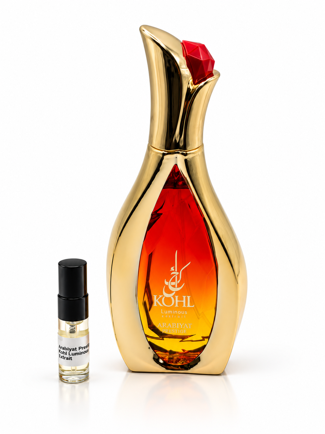 Arabiyat Prestige Kohl Luminous Extrait with black-capped 3ml sample bottle